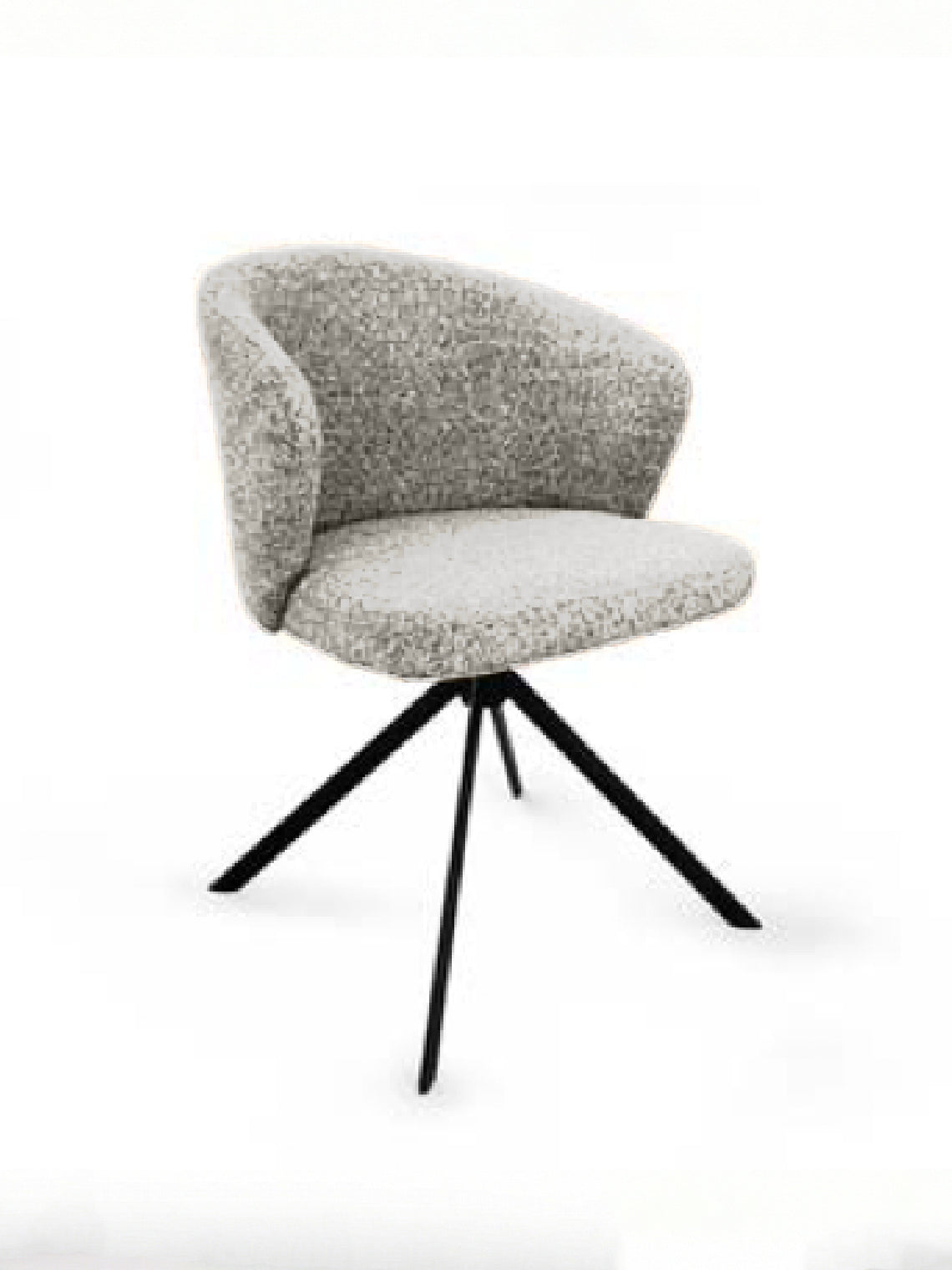 Drehbarer Polsterstuhl Lazio