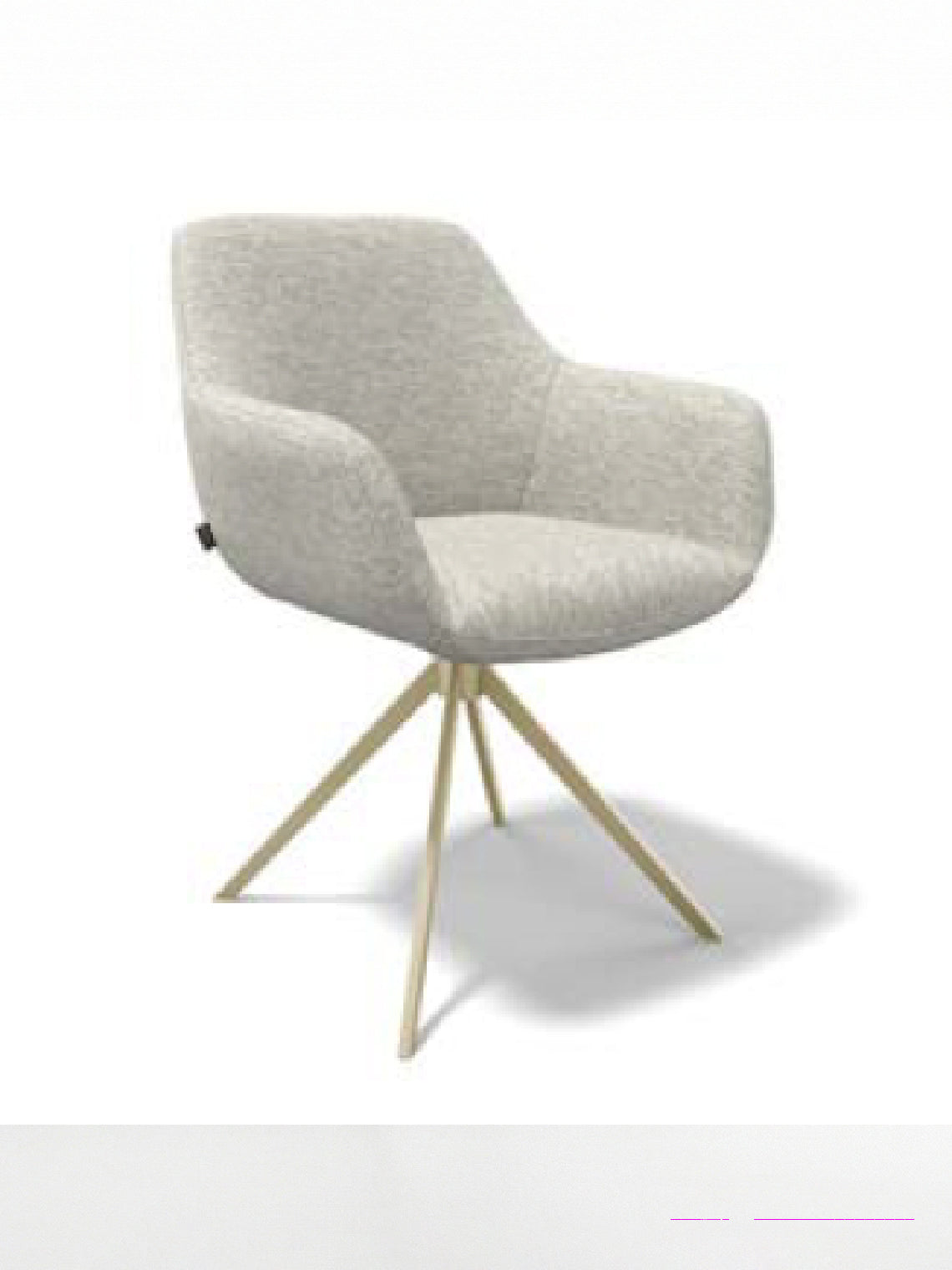 Drehbarer Armlehnstuhl Pavia