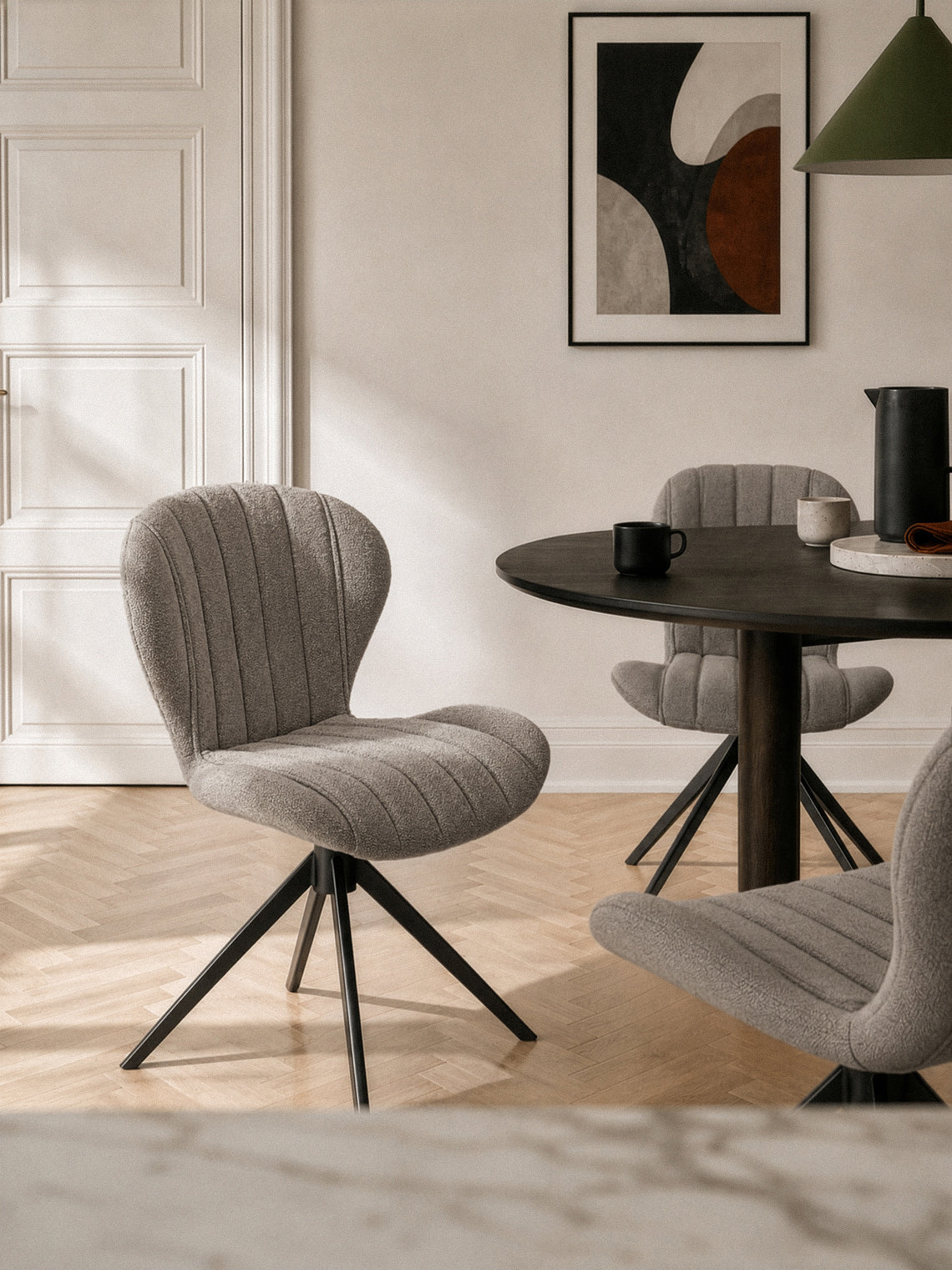 Drehbarer Polsterstuhl Livia