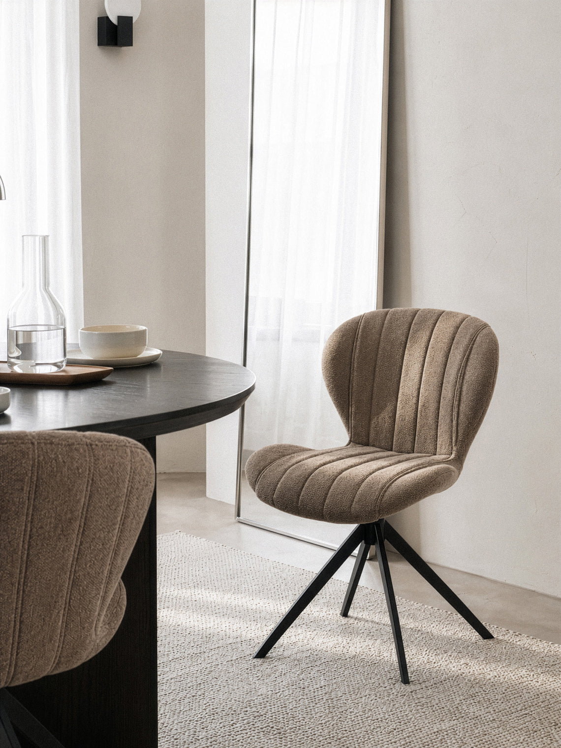 Drehbarer Polsterstuhl Livia
